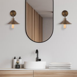 Opviq Lámpara de pared Berceste - N-664 marrón vintage